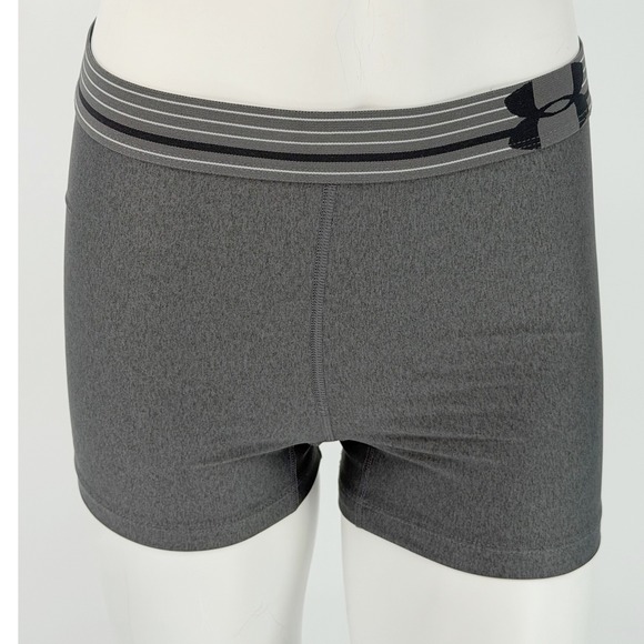 Under Armour Gray Compression Athletic Shorts M Activewear Gym Pilates 102-46 - Picture 9 of 12